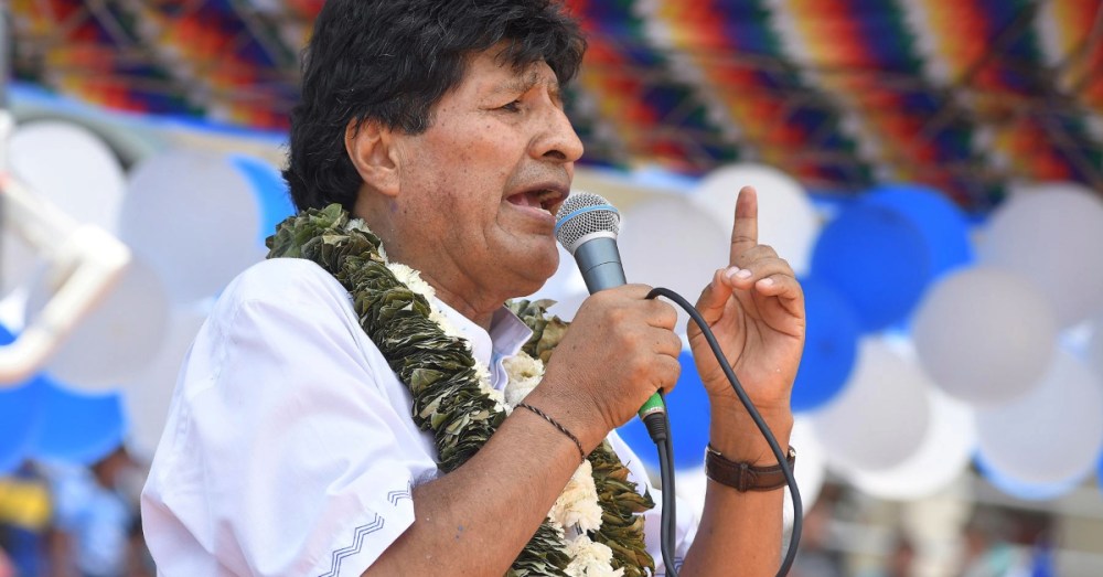 Evo Morales en Waterloo